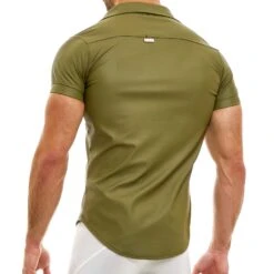 Chemise Modus Vivendi 11141 -Men Attitude Boutique tshirt modus 11141 kaki 3