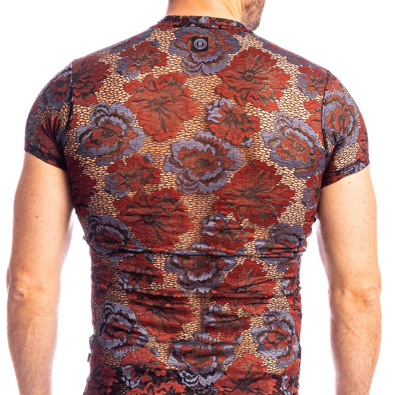 T-Shirt L Homme Invisible Reverie Florale MY73REV Chocolat 3 T-Shirt L Homme Invisible Reverie Florale MY73REV Chocolat – Image 3